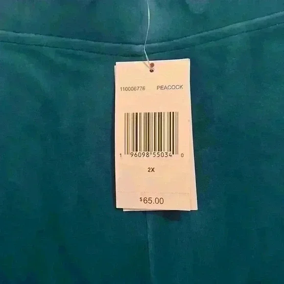 Juicy Couture Womens Plus Hoodie w Mid Rise Velour Pant Set NWT Y2K style 2X - Picture 13 of 14